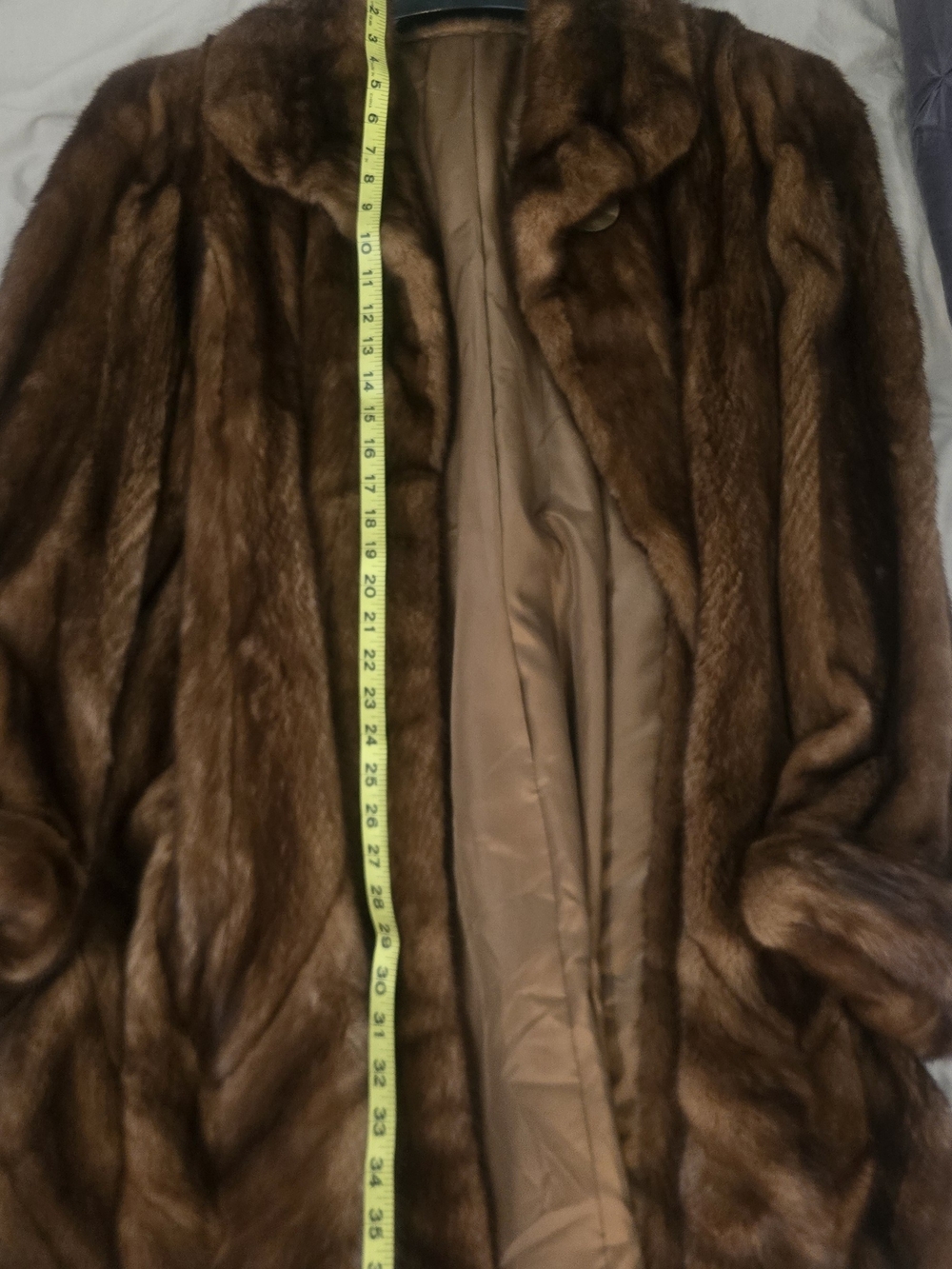 Classic Women's Brown Faux Fur Trench Coat - Elegant Outerwear